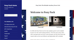 Desktop Screenshot of ponypack.com