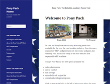 Tablet Screenshot of ponypack.com